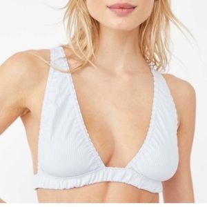 Free people baby blue bralette
